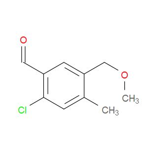 2-chloro-5-(methoxymethyl)-4-methylbenzaldehyde