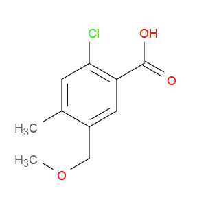 2-chloro-5-(methoxymethyl)-4-methylbenzoic acid