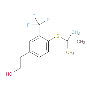 2-(4-(tert-butylthio)-3-(trifluoromethyl)phenyl)ethanol