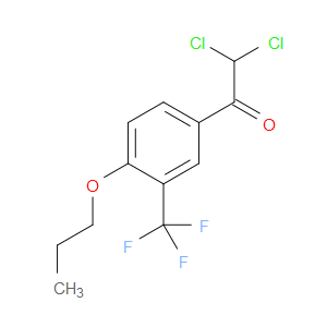 2,2-dichloro-1-(4-propoxy-3-(trifluoromethyl)phenyl)ethanone