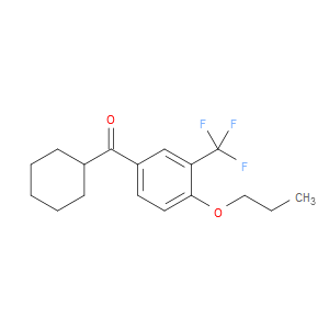cyclohexyl(4-propoxy-3-(trifluoromethyl)phenyl)methanone
