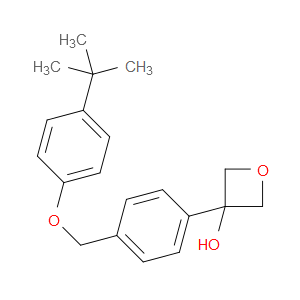 3-(4-((4-(tert-butyl)phenoxy)methyl)phenyl)oxetan-3-ol