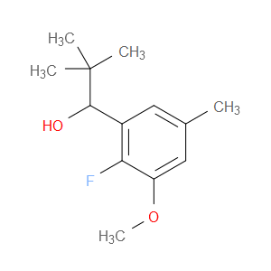 1-(2-fluoro-3-methoxy-5-methylphenyl)-2,2-dimethylpropan-1-ol