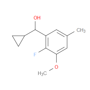 cyclopropyl(2-fluoro-3-methoxy-5-methylphenyl)methanol
