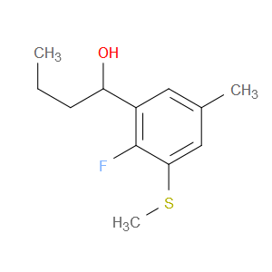 1-(2-fluoro-5-methyl-3-(methylthio)phenyl)butan-1-ol