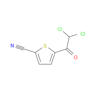 5-(2,2-dichloroacetyl)thiophene-2-carbonitrile