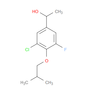 1-(3-chloro-5-fluoro-4-isobutoxyphenyl)ethanol