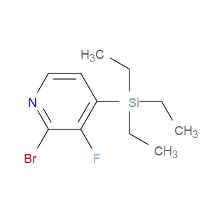 2-bromo-3-fluoro-4-(triethylsilyl)pyridine
