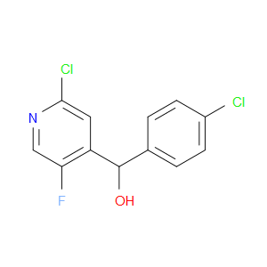 (2-chloro-5-fluoropyridin-4-yl)(4-chlorophenyl)methanol