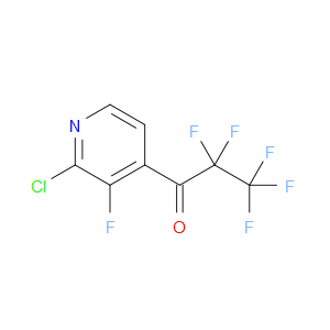 1-(2-chloro-3-fluoropyridin-4-yl)-2,2,3,3,3-pentafluoropropan-1-one