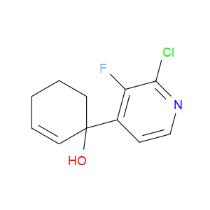 1-(2-chloro-3-fluoropyridin-4-yl)cyclohex-2-enol