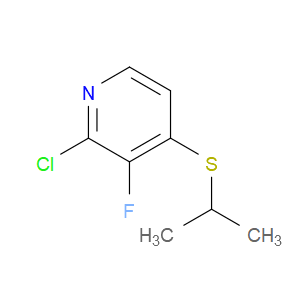2-chloro-3-fluoro-4-(isopropylthio)pyridine