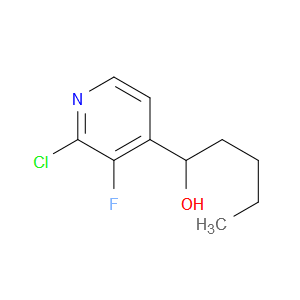 1-(2-chloro-3-fluoropyridin-4-yl)pentan-1-ol