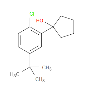 1-(5-(tert-butyl)-2-chlorophenyl)cyclopentanol