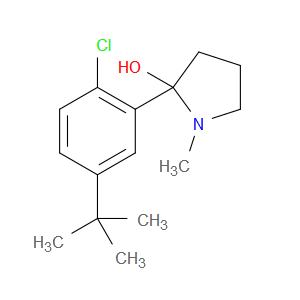 2-(5-(tert-butyl)-2-chlorophenyl)-1-methylpyrrolidin-2-ol