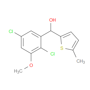 (2,5-dichloro-3-methoxyphenyl)(5-methylthiophen-2-yl)methanol