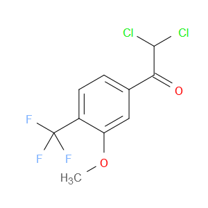 2,2-dichloro-1-(3-methoxy-4-(trifluoromethyl)phenyl)ethanone