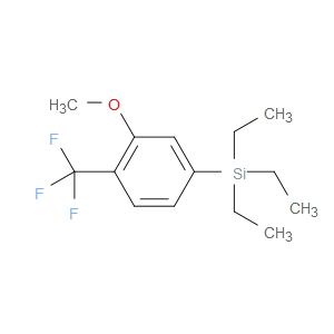 triethyl(3-methoxy-4-(trifluoromethyl)phenyl)silane