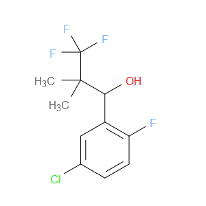 1-(5-chloro-2-fluorophenyl)-3,3,3-trifluoro-2,2-dimethylpropan-1-ol