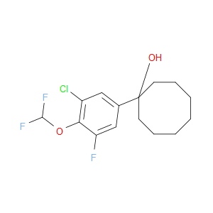 1-(3-chloro-4-(difluoromethoxy)-5-fluorophenyl)cyclooctanol