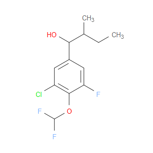 1-(3-chloro-4-(difluoromethoxy)-5-fluorophenyl)-2-methylbutan-1-ol