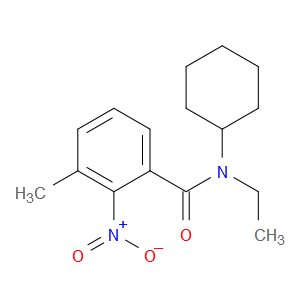 N-cyclohexyl-N-ethyl-3-methyl-2-nitrobenzamide