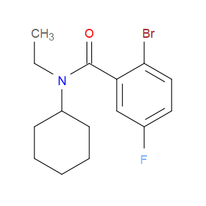 2-Bromo-N-cyclohexyl-N-ethyl-5-fluorobenzamide