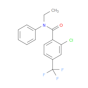 Benzamide, 2-chloro-N-ethyl-N-phenyl-4-(trifluoromethyl)-