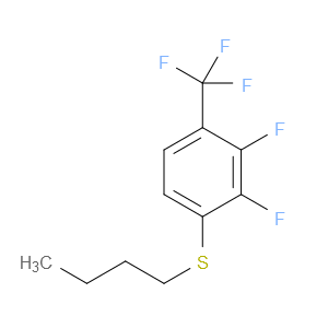 butyl(2,3-difluoro-4-(trifluoromethyl)phenyl)sulfane