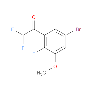 1-(5-bromo-2-fluoro-3-methoxyphenyl)-2,2-difluoroethanone