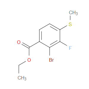 ethyl 2-bromo-3-fluoro-4-(methylthio)benzoate