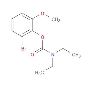 Carbamic acid, diethyl-, 2-bromo-6-methoxyphenyl ester