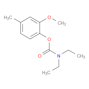 Carbamic acid, diethyl-, 2-methoxy-4-methylphenyl ester