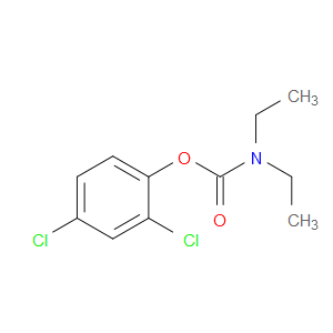 Carbamic acid, diethyl-, 2,4-dichlorophenyl ester