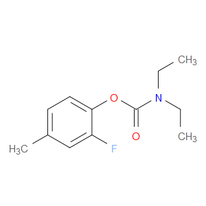 Carbamic acid, diethyl-, 2-fluoro-4-methylphenyl ester
