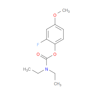 Carbamic acid, diethyl-, 2-fluoro-4-methoxyphenyl ester