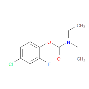 Carbamic acid, diethyl-, 4-chloro-2-fluorophenyl ester