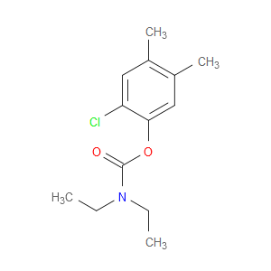 Carbamic acid, diethyl-, 6-chloro-3,4-xylyl ester