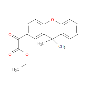 Ethyl 9,9-dimethyl-α-oxo-9H-xanthene-2-acetate