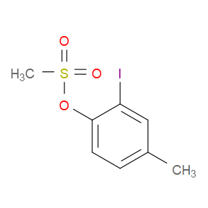 Phenol, 2-iodo-4-methyl-, 1-methanesulfonate