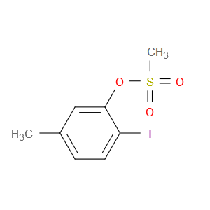 Phenol, 2-iodo-5-methyl-, 1-methanesulfonate