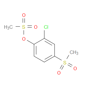 Phenol, 2-chloro-4-(methylsulfonyl)-, 1-methanesulfonate