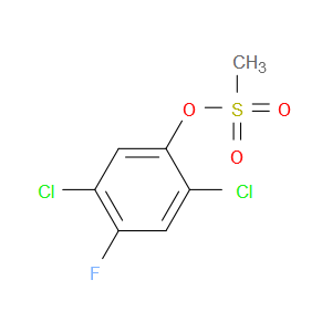 Phenol, 2,5-dichloro-4-fluoro-, 1-methanesulfonate