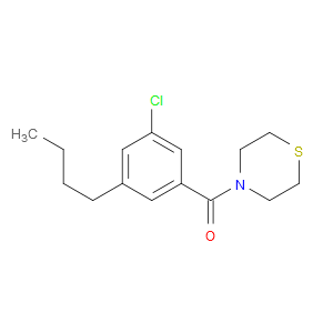 (3-butyl-5-chlorophenyl)(thiomorpholino)methanone