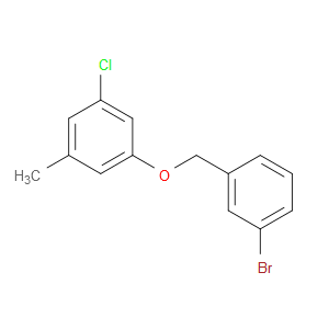 1-((3-bromobenzyl)oxy)-3-chloro-5-methylbenzene