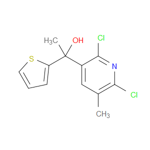 1-(2,6-dichloro-5-methylpyridin-3-yl)-1-(thiophen-2-yl)ethanol