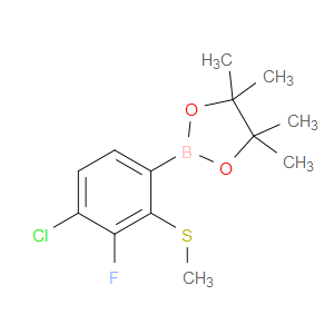 4-Chloro-3-fluoro-2-methylthiophenylboronic acid pinacol ester