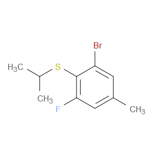 (2-bromo-6-fluoro-4-methylphenyl)(isopropyl)sulfane
