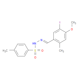 N'-(5-iodo-4-methoxy-2-methylbenzylidene)-4-methylbenzenesulfonohydrazide