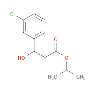 isopropyl 3-(3-chlorophenyl)-3-hydroxypropanoate